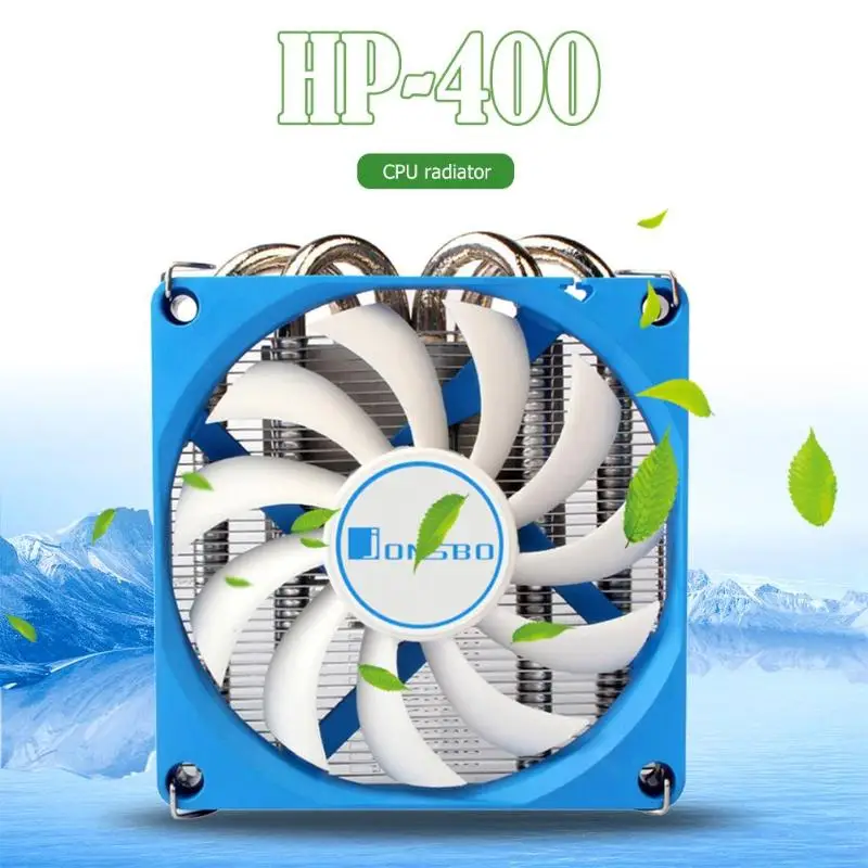Вентилятор охлаждения процессора Jonsbo HP-400 4 тепловые трубки радиатор для HTPC чехол