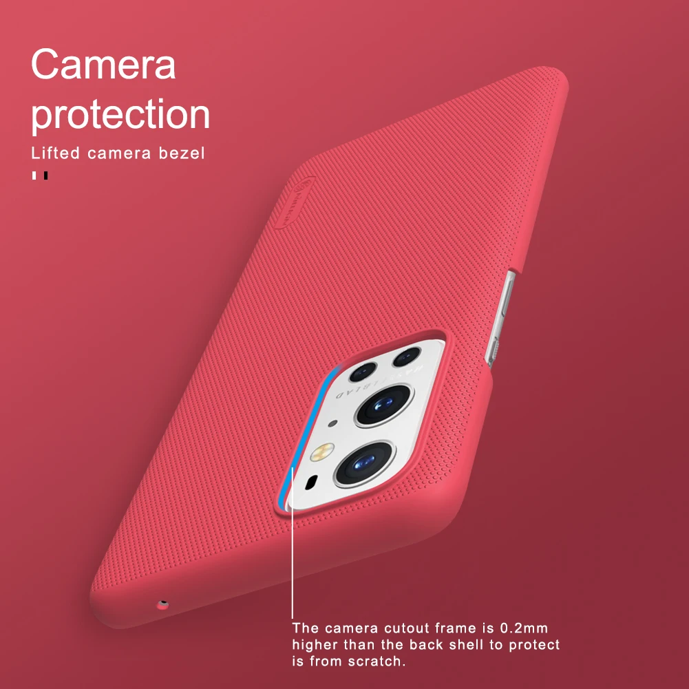 for oneplus 9 pro phone case nillkin super frosted shield case anti fingerprint hard back gift holder for one plus 9 free global shipping