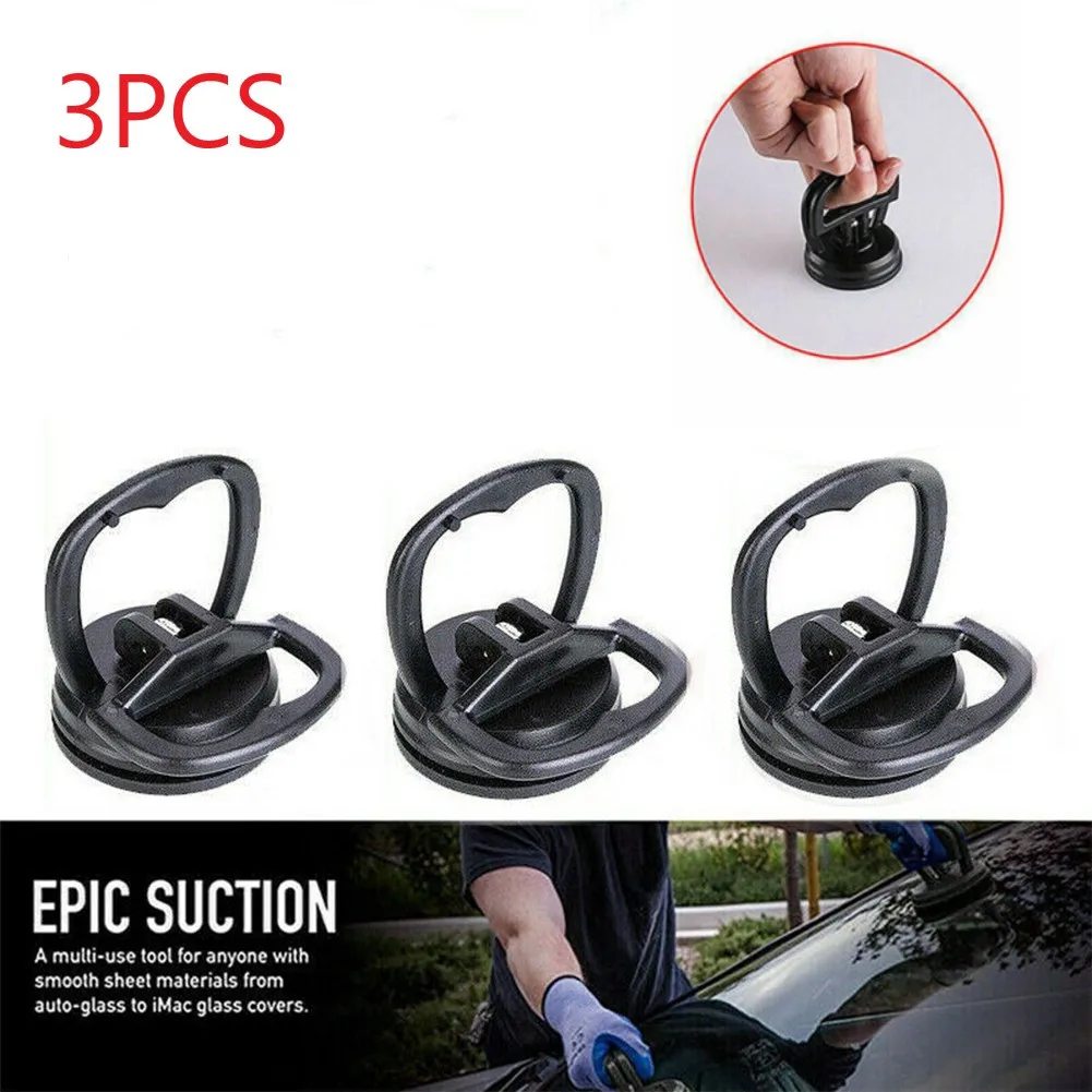 

3pcs Car Repair Tools Kit Black Durable Paint Dent Puller Accessories 15kg Max Weight Bodywork Panel Damage Remove Parts