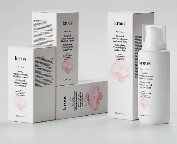 Высококачественные косметические товары на заказ складная коробка упаковочные