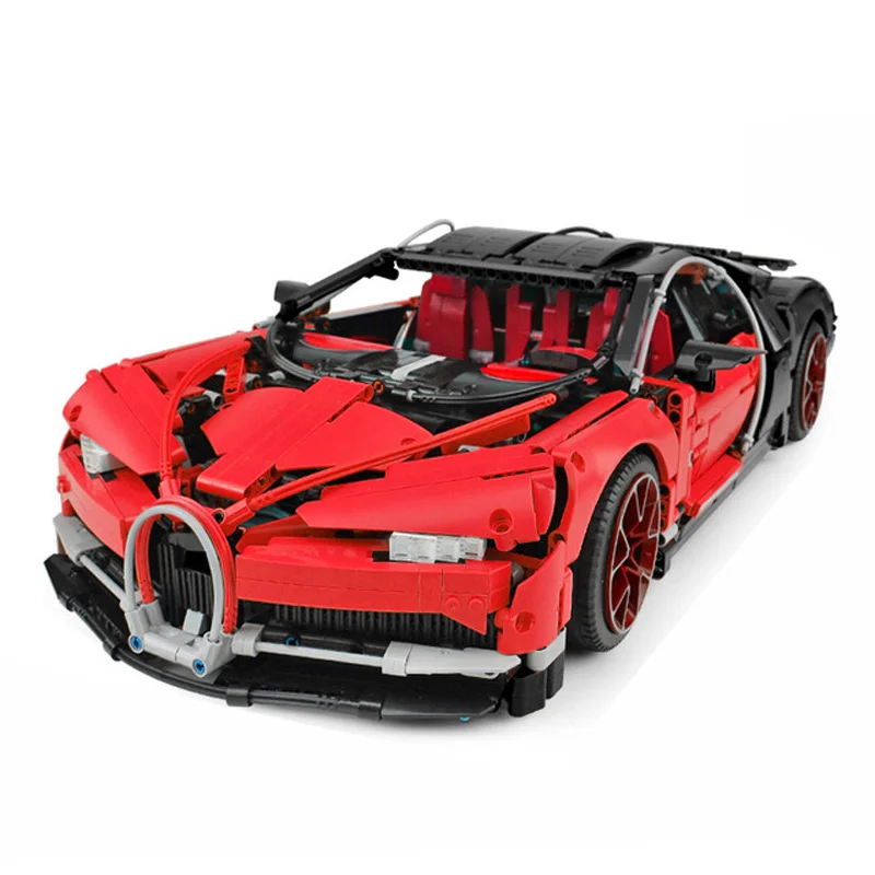 NO BOX Супер гоночный автомобиль 23009 23010 20086 совместимый Technic 42083 MOC-22970 MOC-23010 строительные блоки кирпичи игрушки подарки - Цвет: NO BOX