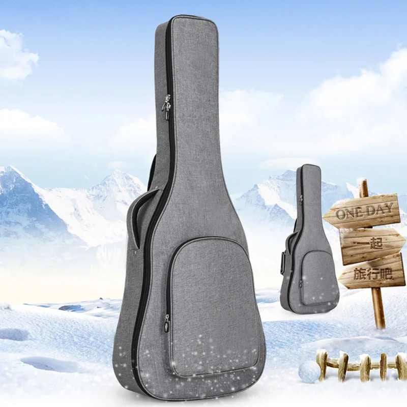 Новинка Льняная сумка для гитары 40 41 дюйм народной вертикальный плотный Чехол