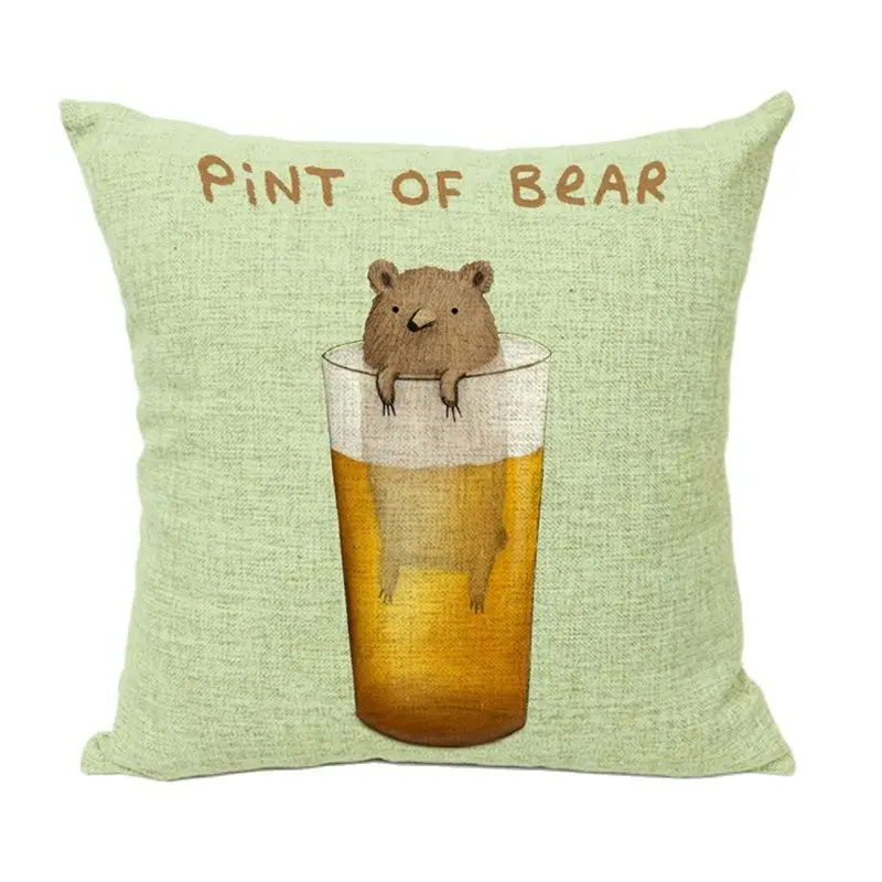 Креативные Чехлы для подушек Французский бульдог британская чаша собака