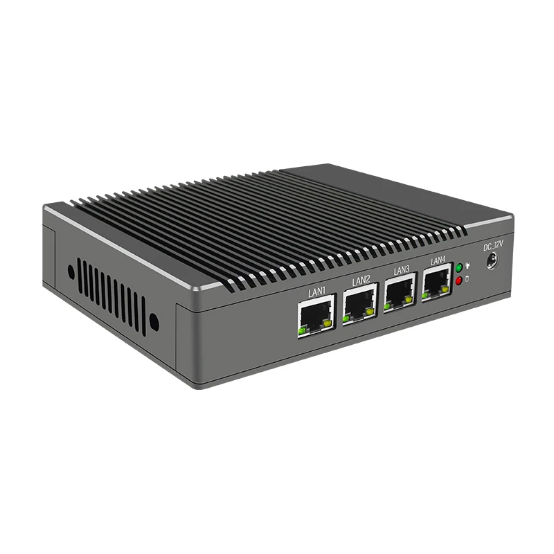 Intel AES-NI N3160 J3455 Quad Core 8GB 4LAN 2USB брандмауэр мини-компьютер Pfsense Openwrt Centos Ubuntu Vyos |