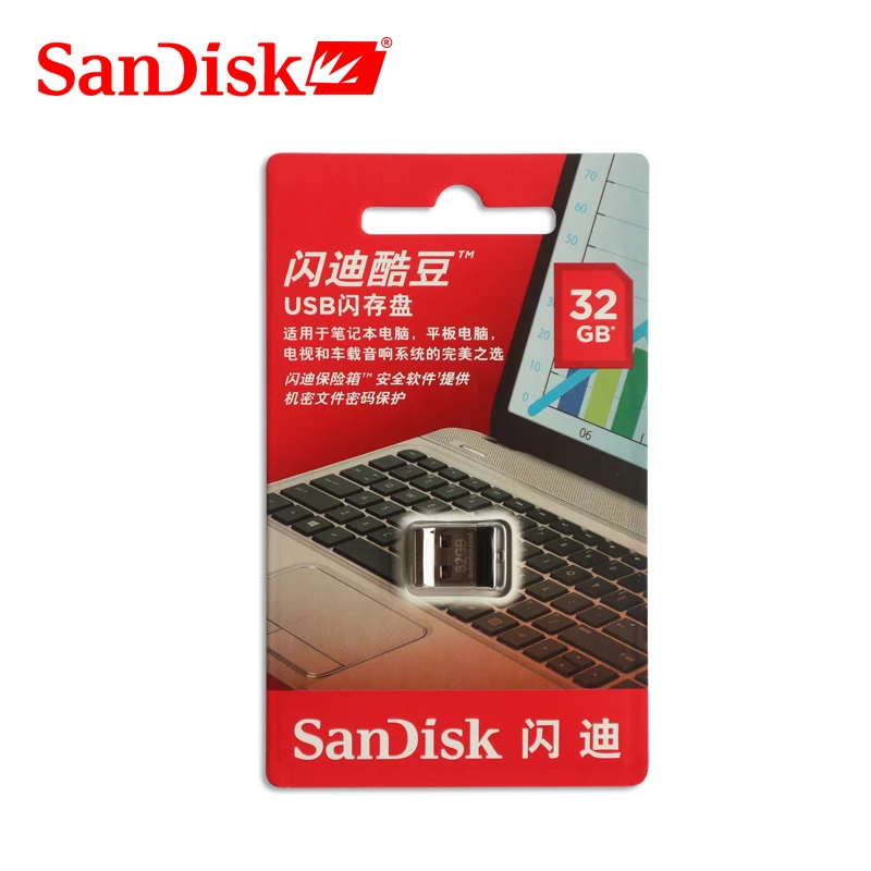 USB-флеш-накопитель SanDisk Cruzer Fit CZ33 16-8 ГБ USB 2 0 | Компьютеры и офис