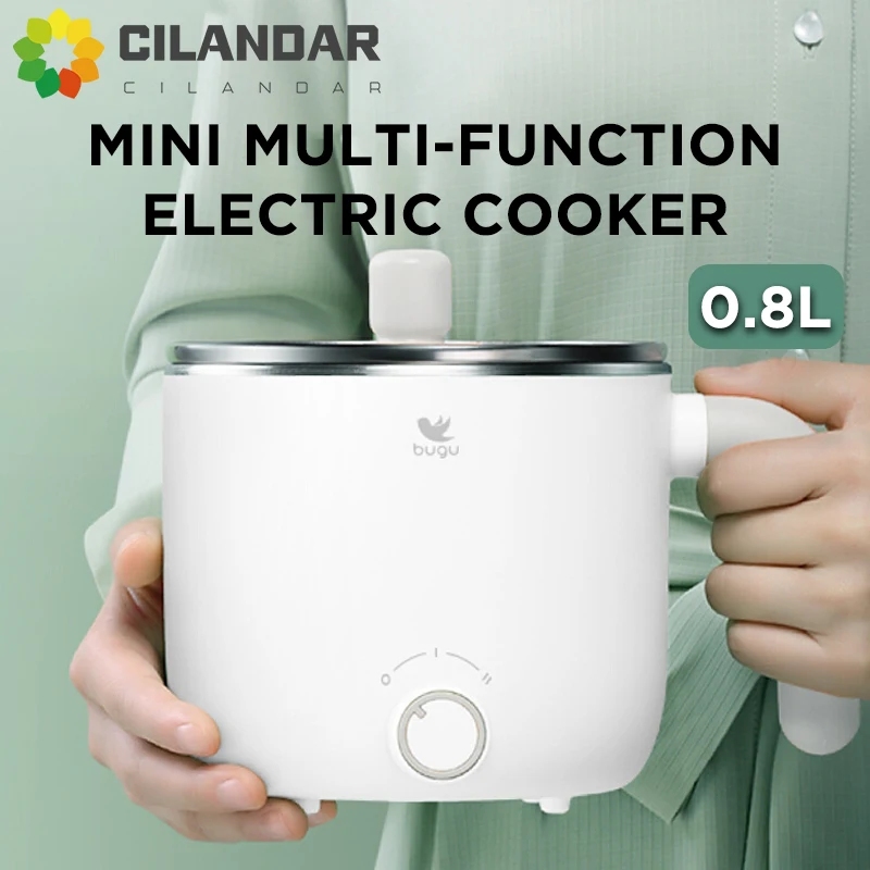 

Новинка 2021 года, Электрический термогоршок CILANDAR, небольшая многофункциональная рисоварка, студенческое общежитие, лапша для приготовления...