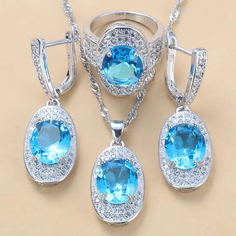 Женский ювелирный комплект из колье и серёг серебристого цвета | Украшения