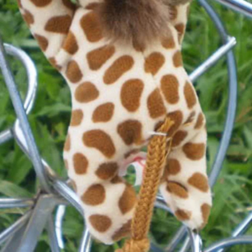 Классический желтый точечный жираф милые плюшевые игрушки магнит на холодильник