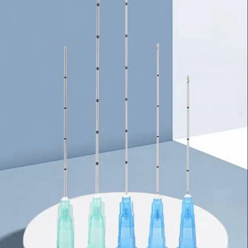 

Best Seller Medical Fine Micro Cannula 22G 50mm 25G 27G Blunt Tip Needle Canula Medical Blunt Tip Injection Needle