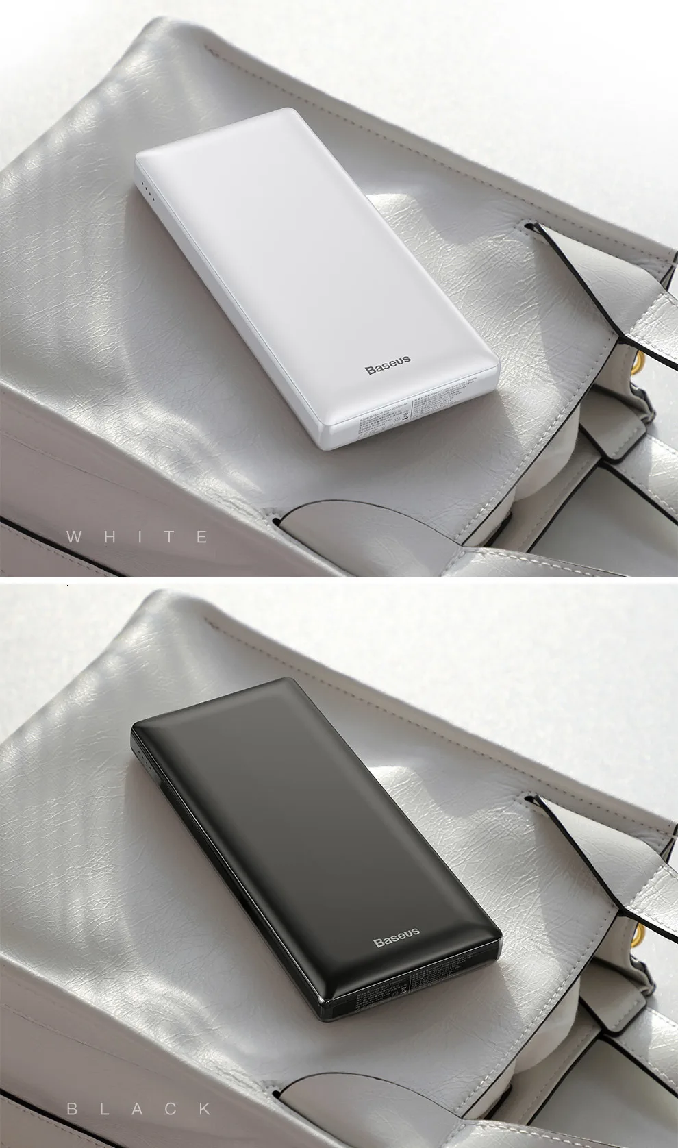 Baseus 20000 мАч Внешний аккумулятор для Xiaomi iPhone 11 Pro samsung портативное зарядное устройство 20000 мАч USB C PD быстрая Внешняя батарея Внешний аккумулятор