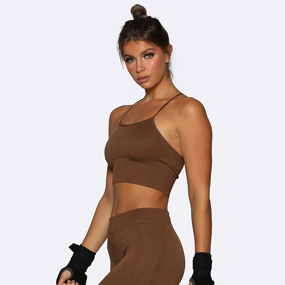 

Women Fitness Suit Seamless Yoga Set High Waist Stretch Leggings Gym Workout Running Dancing Legging Jogging Sportwear