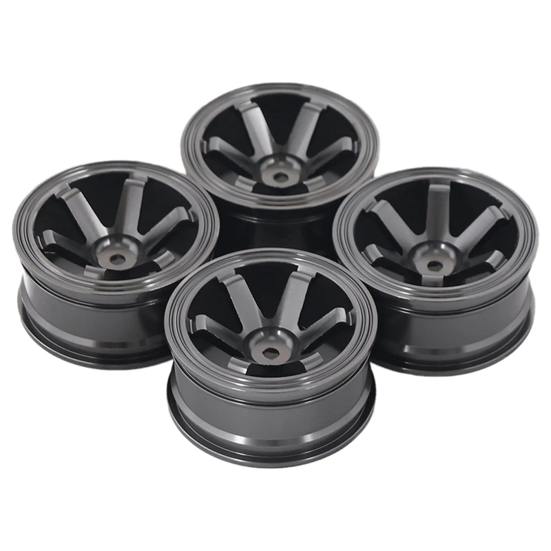 

4PCS 52 x 26mm Wheel Rims for RC Cars 1/10 Flat Running Drift Aluminum Alloy Wheels
