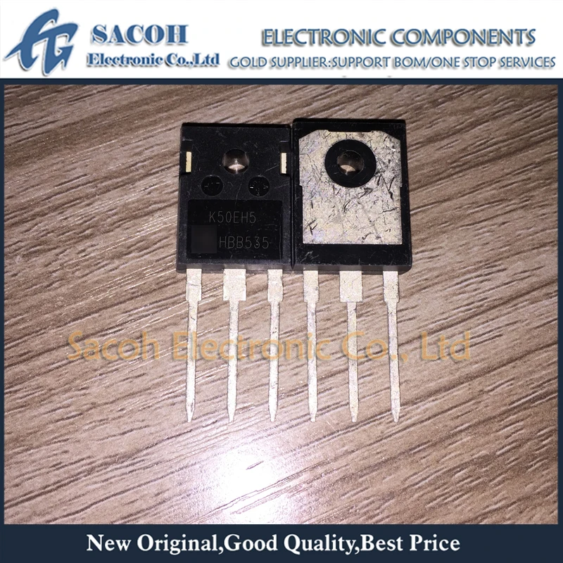 10Pcs IKW50N65H5 or IKW50N65F5 K50H655 or K50EH5 or K50F655 TO-247 50A 650V Power IGBT transistor