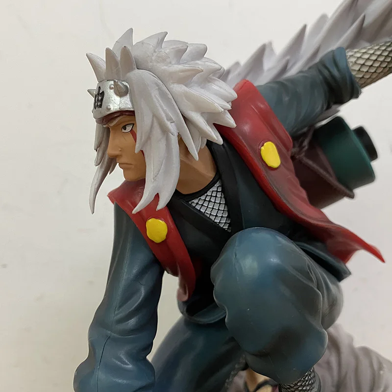 Наруто Аниме Jiraiya фигурка Shippuden ПВХ Ниндзя Хама Sennin Gk статуя с лягушкой