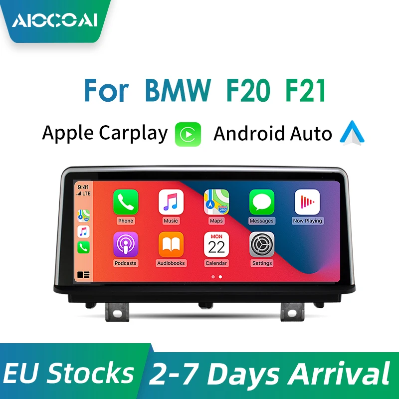 8 &quotбеспроводной Apple CarPlay IPS экран проводной Android авто для BMW серии 1 2 3 4 F20 F21 F22 F30 F31