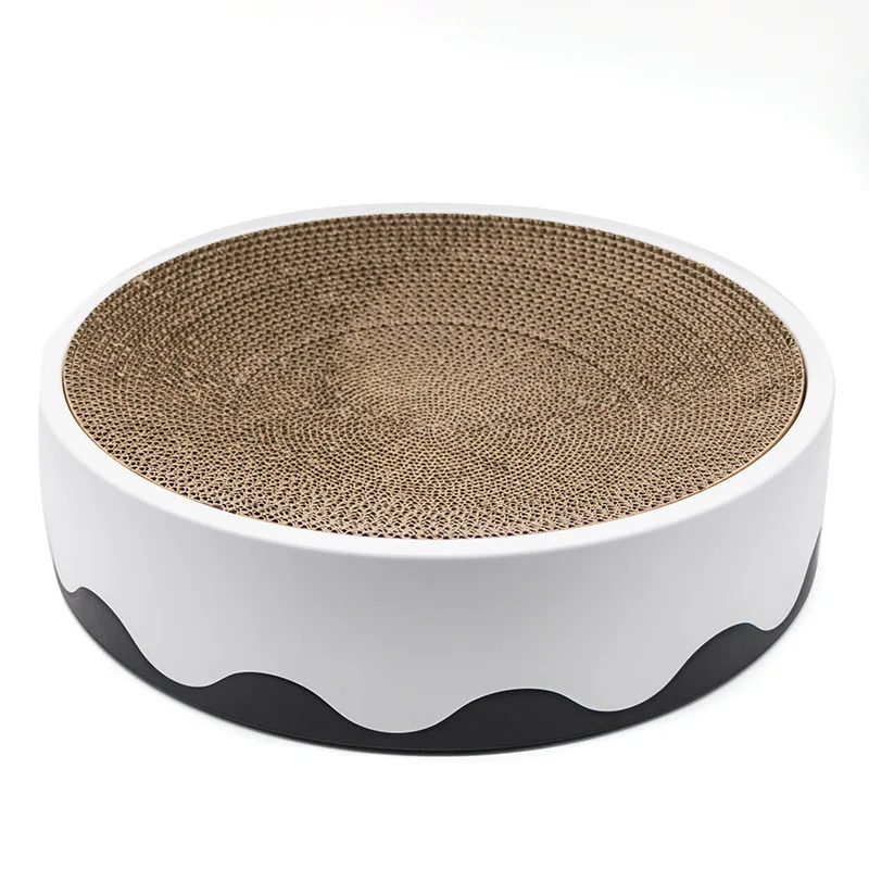 

New Arrival Pet Scratcher Snow Mountain Cat Scratching Board Corrugated Round Nest Funny Cat Toy Grinding Claw Boards Supplies