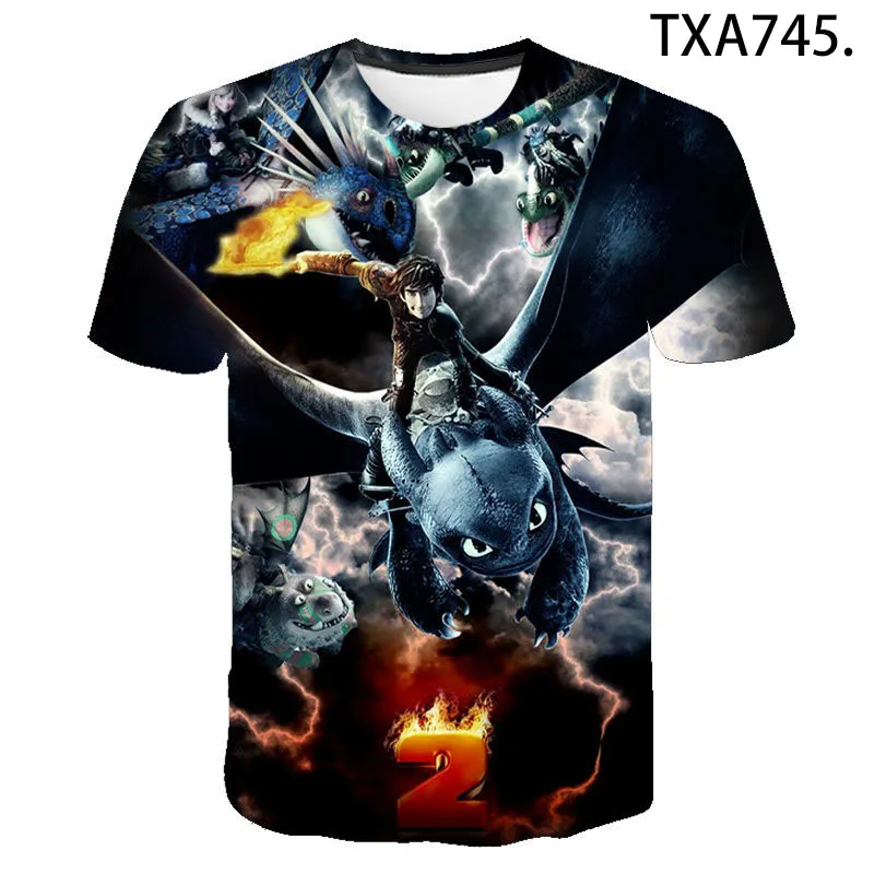 

How To Train Your Dragon 3 The Hidden World 3D T Shirts Men Women Children Casual Boy girl Kids Printed T-shirt Cool Tops Tee