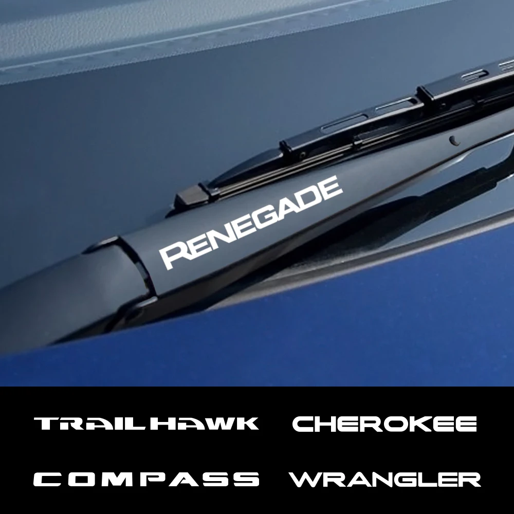 4 шт. наклейки на лобовое стекло автомобиля для Jeep Cherokee Commander Compass Liberty Patriot Renegade