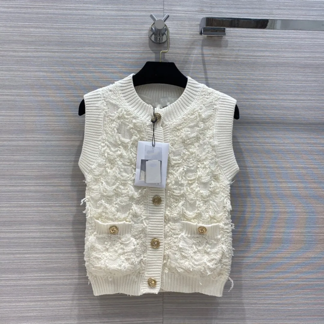 

Spring and summer new cut-out hook flower fringe coat vest half skirt open sale shoulder loose version