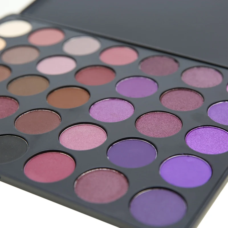 35 цветов Тени для век Палитра Макияж пигментированный мерцающий матовый порошок