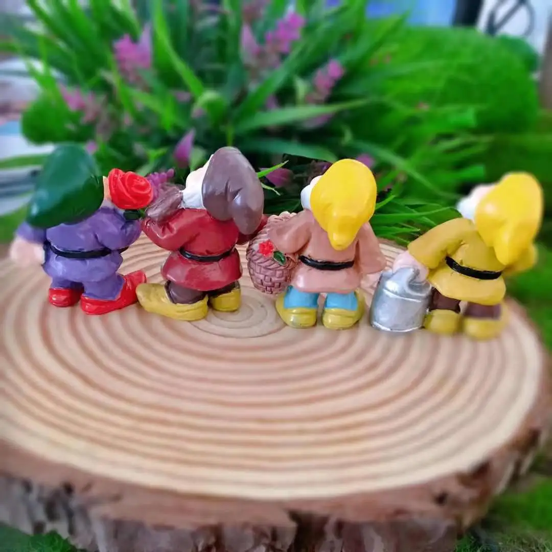 

Cute Fairy Miniature Garden Dwarfs Elves Ornaments Moss Micro Landscape Decorations Mini Resin Crafts Figure Bonsai Accessories