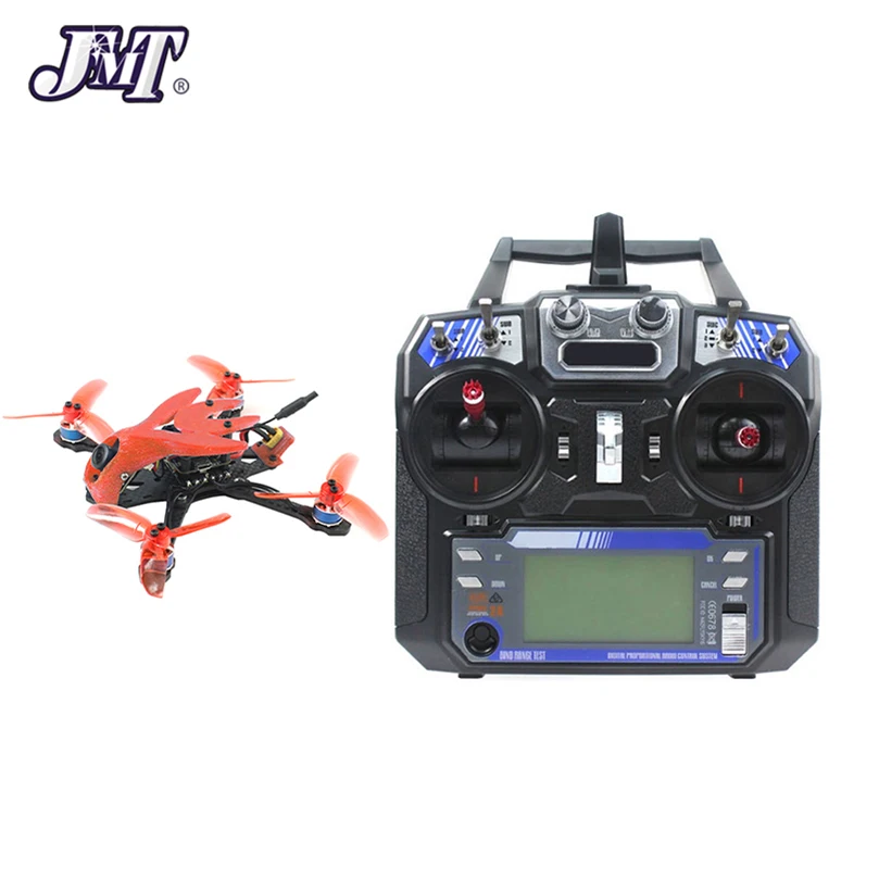DIY гоночный Дрон 135 мм бесщеточный FPV 2S мини F4 Контроллер полета XT1104-7500KV Flysky FS I6 пульт дистанционного управления RC Квадрокоптер