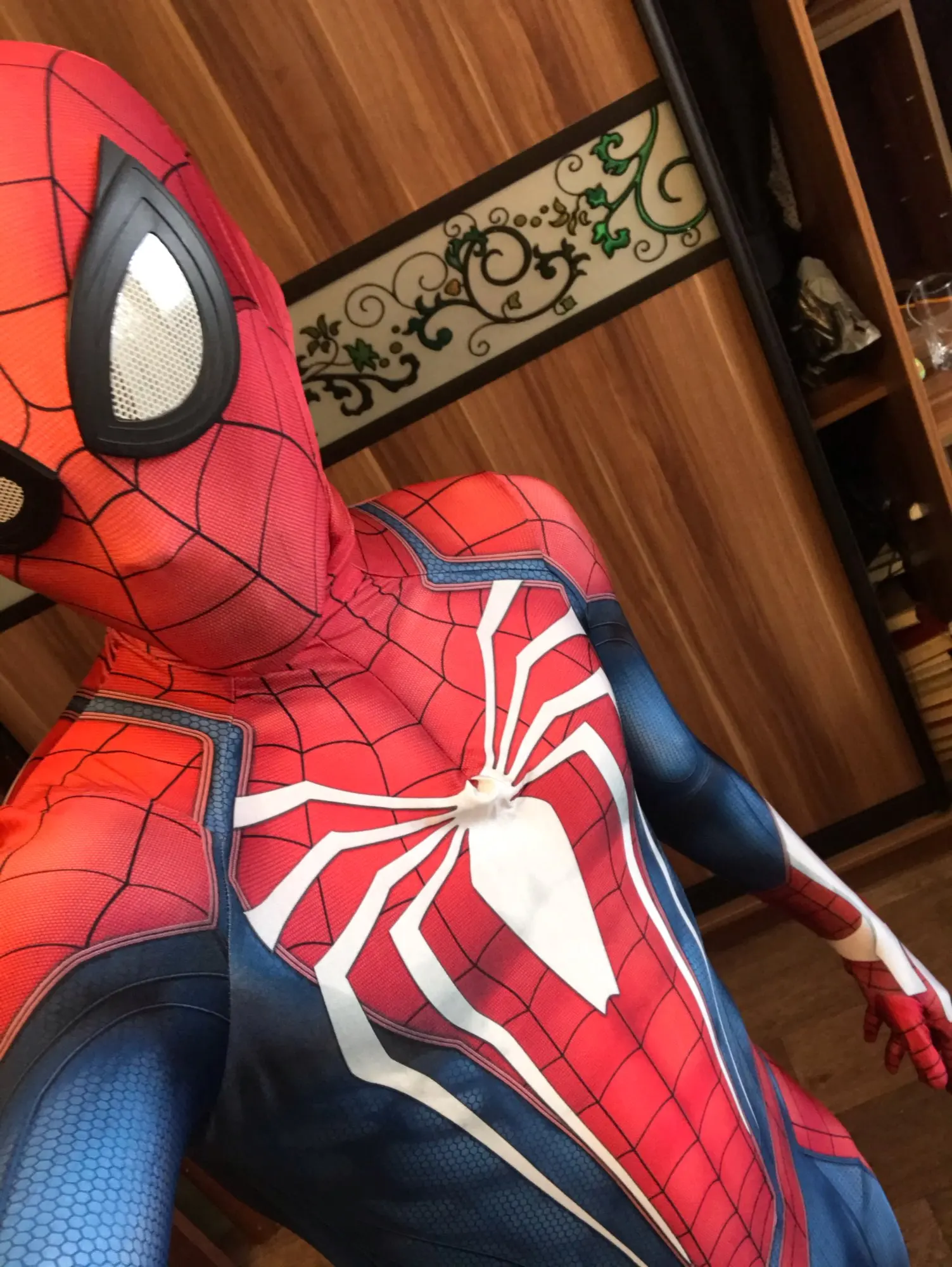 

Advanced suit Game PS4 insomniac costume Cosplay 3D Print Spandex Cosplay Zentai suit Adult/Kids Halloween Costume Adult/Kids