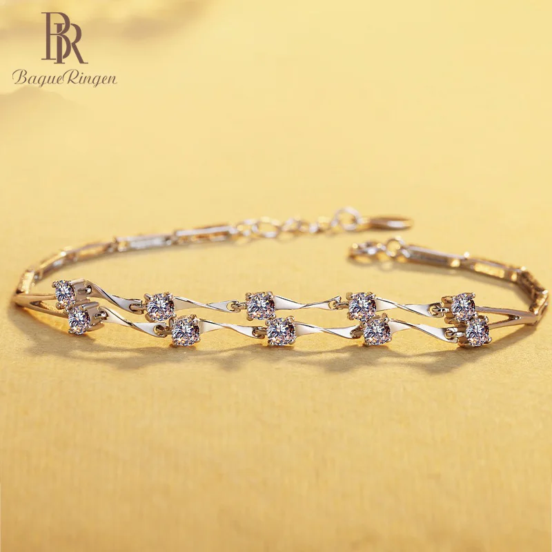 Bague Ringen, новинка, классика, серебро 925, ювелирное изделие, браслеты для женщин, аметист, очаровательный браслет, вечерние, свадебный подарок, хорошее ювелирное изделие