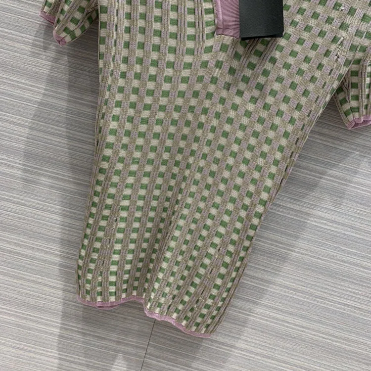 

2020 New spring & summer elegant fashion style plaid V-neck women polo t-shirt and top for free shipping