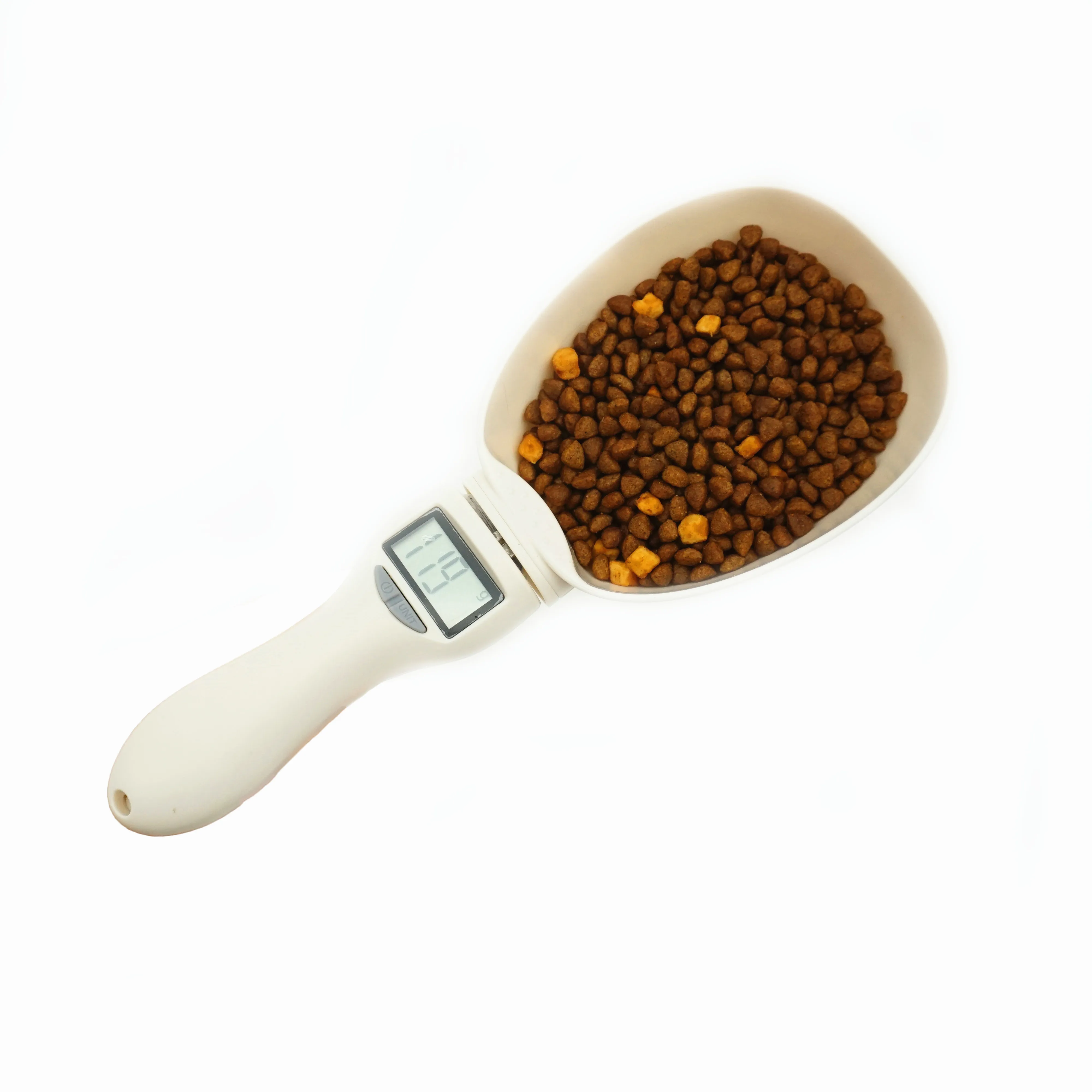 

Pet Food Scale Electronic Measuring Tool The New Dog Cat Feeding Bowl Measuring Spoon Kitchen Scale Digital Display