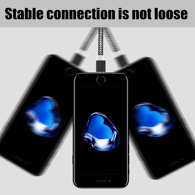 Магнитный USB кабель для зарядки и передачи данных для type-C IOS iPhone Android Micro USB кабель для быстрой зарядки и синхронизации данных для смартфонов