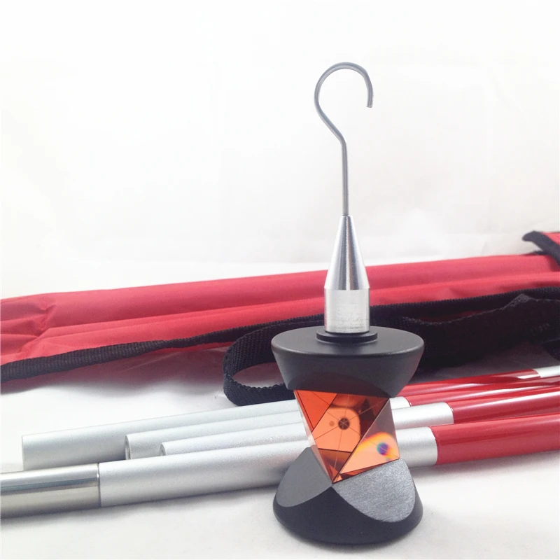 2 шт. абсолютно новая Замена GRZ101 360 градусов мини призма для leica Total Station с 4 полюсами