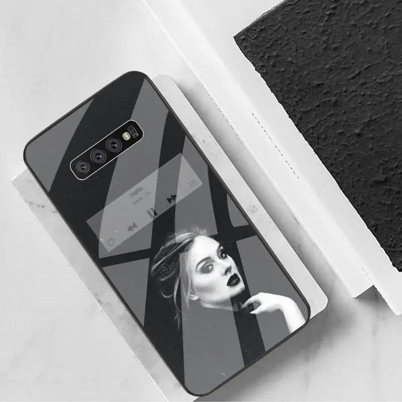 

Adele Phone Case Tempered Glass For Samsung S6 7 8 9 10 20 Plus Ultra Note8 9 10 10pro