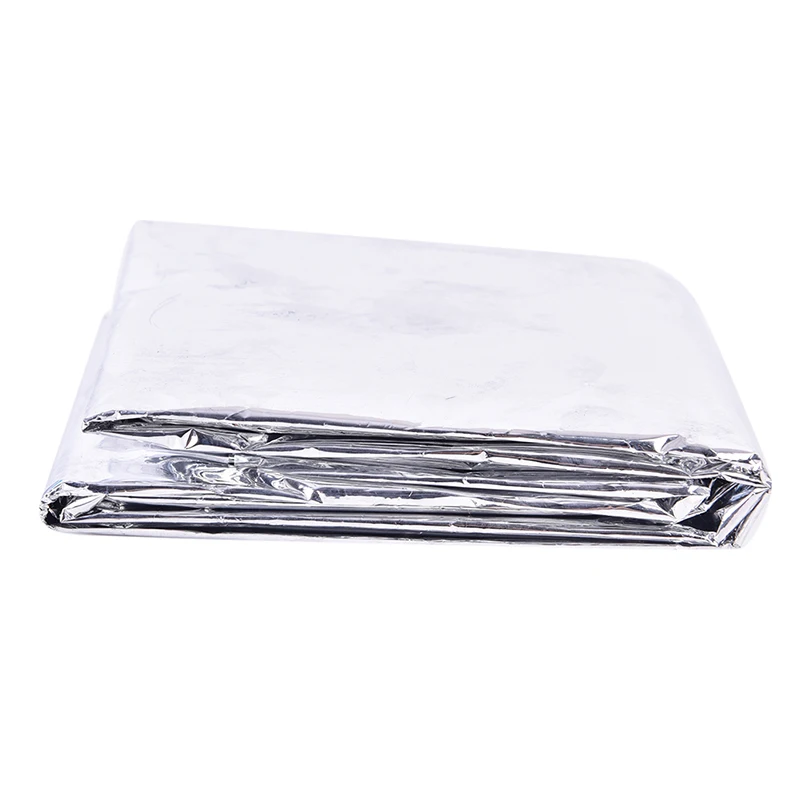 

Emergency Raincoat Aluminum Film Disposable Poncho Cold Insulation Rainwear Blankets Survival Tool Camping Equipment