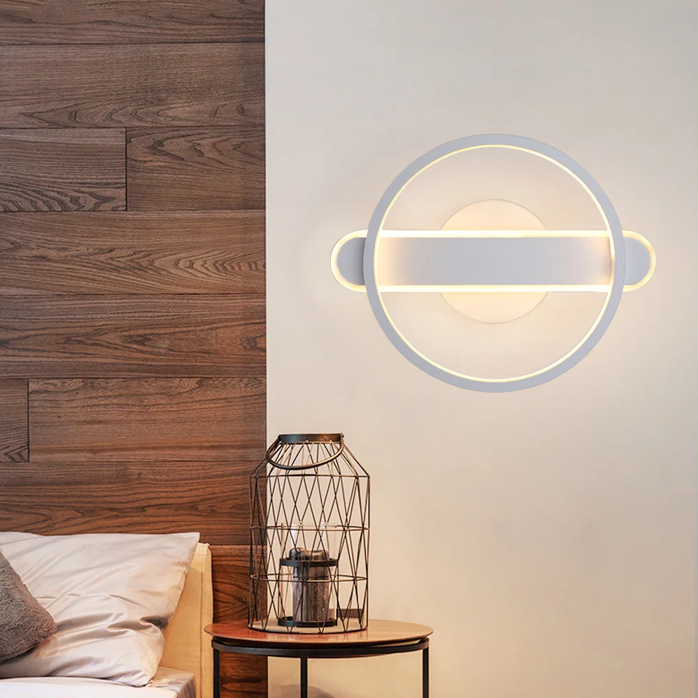 

modern led wood nicho de parede mirror light deco maison lustre luminaria de parede beside lamp bedroom