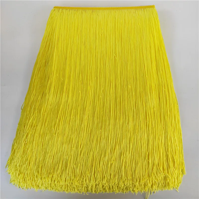 5-10 ярдов/партия желтая бахрома из полиэстера | Дом и сад