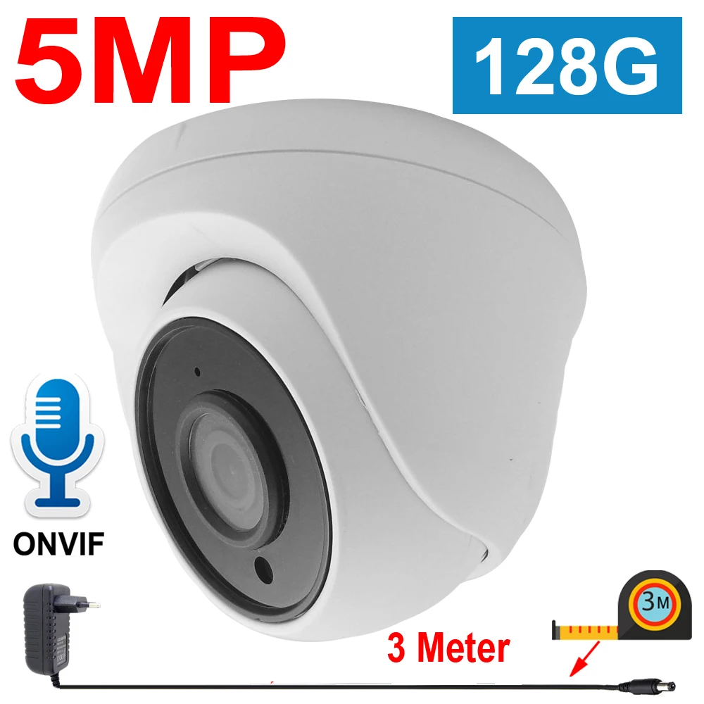 JIENUO купольная беспроводная IP камера 128 г Cctv Аудио IR Ipcam Видео Безопасность Камера