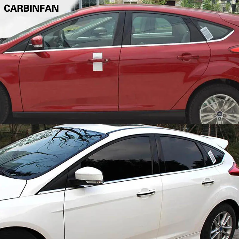 Накладки на окно двери накладки пороги для Ford Focus Mk3 Hatchback 2012 2013 2014 2015 2016