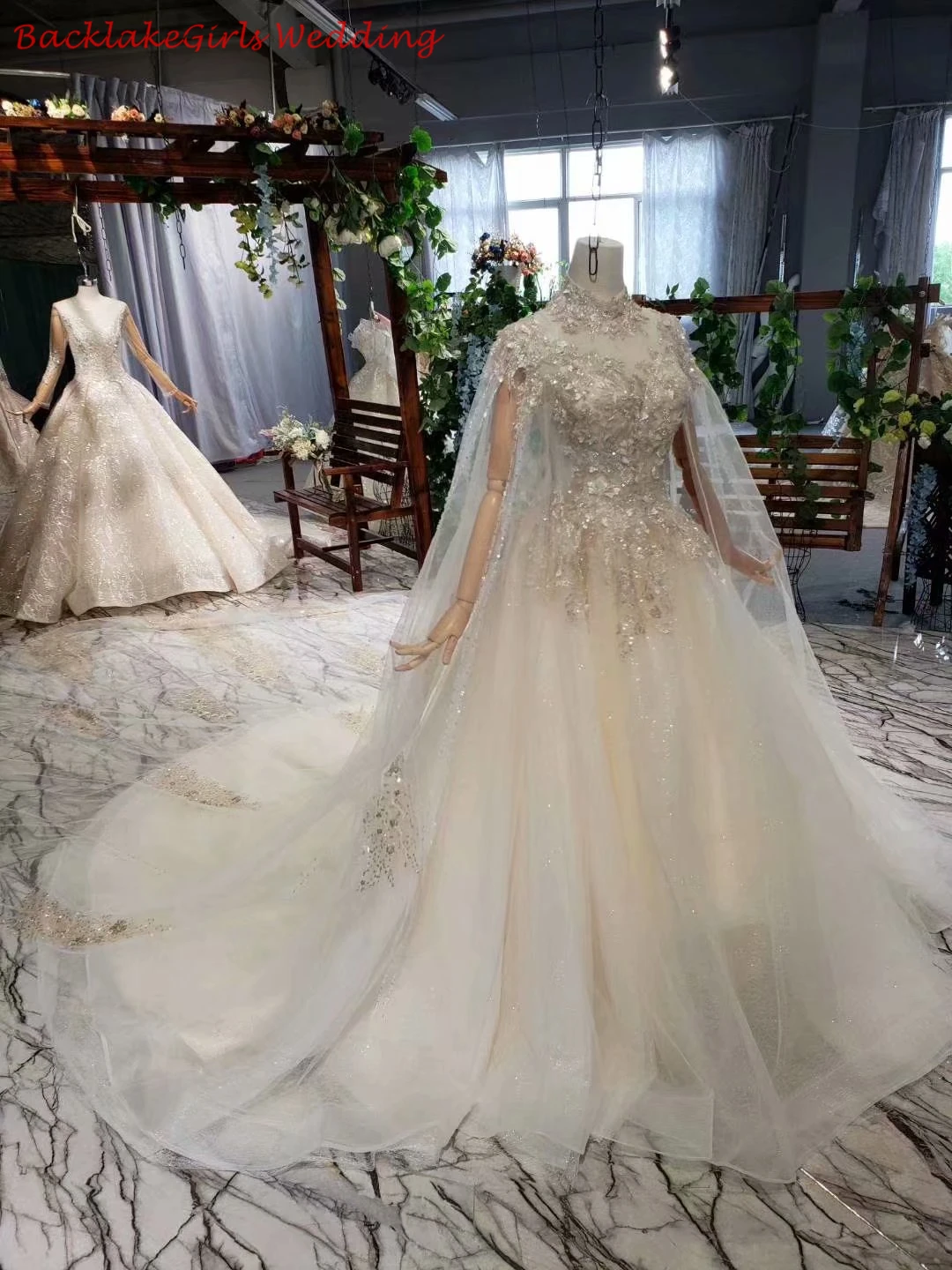 Реальные фотографии бальное платье свадебное винтажное мусульманское плюс