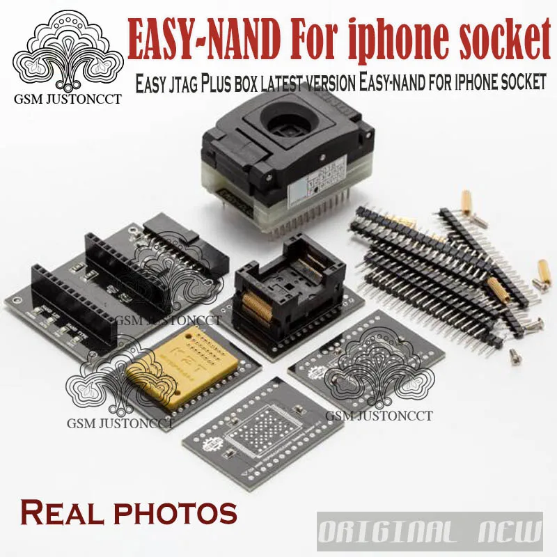 Juego completo Easy Jtag plus box, caja Jtag plus, enchufe EMMC y enchufe NAND, Nueva Versi&oacute;n-3