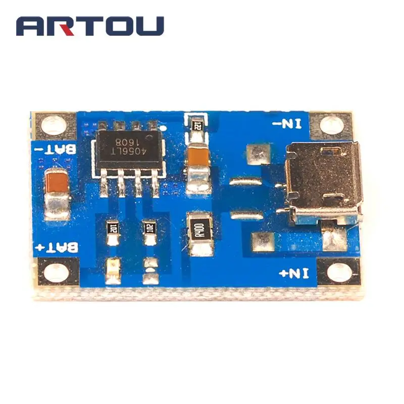 5 шт. Micro USB в 1 а 18650 TP4056 модуль зарядного устройства литиевой батареи зарядная