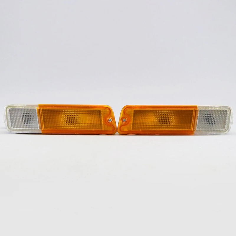 1 Pair Car Front Bumper Fog Light Bar Lamp Indicator Blinker Lights For Mitsubishi Triton Ute MK Series 2 3 109133 | Автомобили и