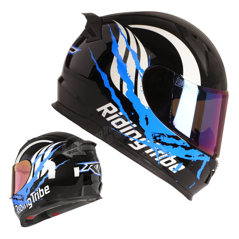 Мотоциклетный шлем для мужчин и женщин всесезонный ударопрочный защита от