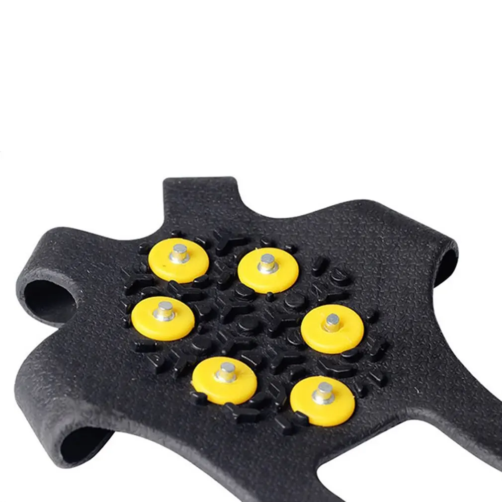

Outdoor Hiking Non-slip Shoe Cover 10 Teeth TPE Crampons Elderly Anti-fall Ice Catch Shoe Cover Mountaineering Shoe Cover