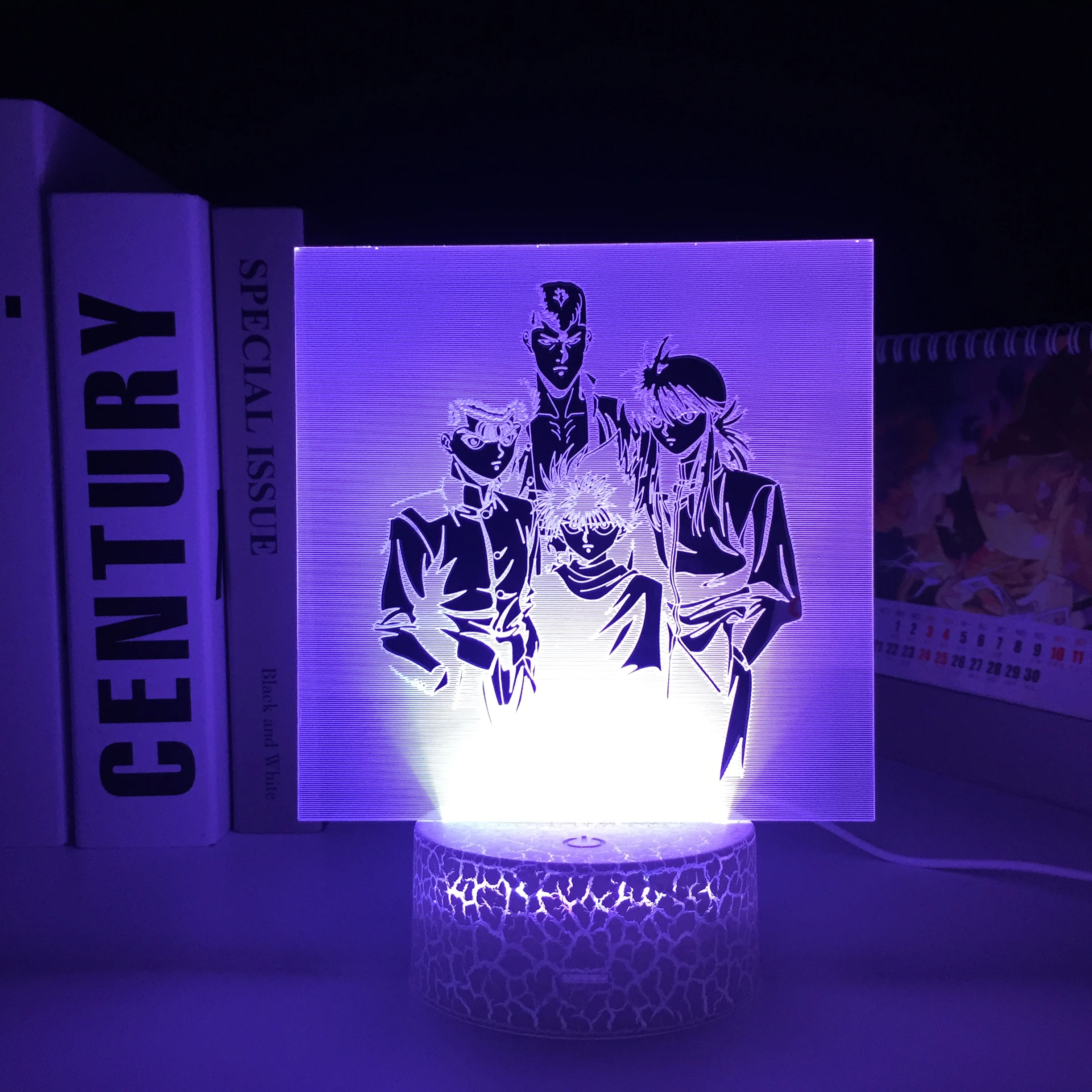 

Светодиодная лампа 3D в стиле аниме, украшение для дома, спальни, стола, светильник для пар, детей, праздников, дней рождения, подарки, зарядка ...