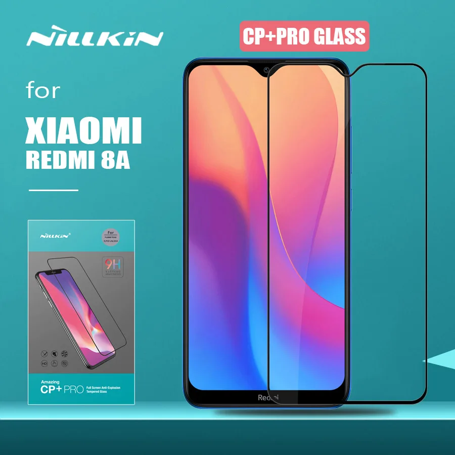 Для Xiaomi Redmi 8A стекло Nillkin CP + Полное Покрытие 2.5D ультратонкое закаленное Защита
