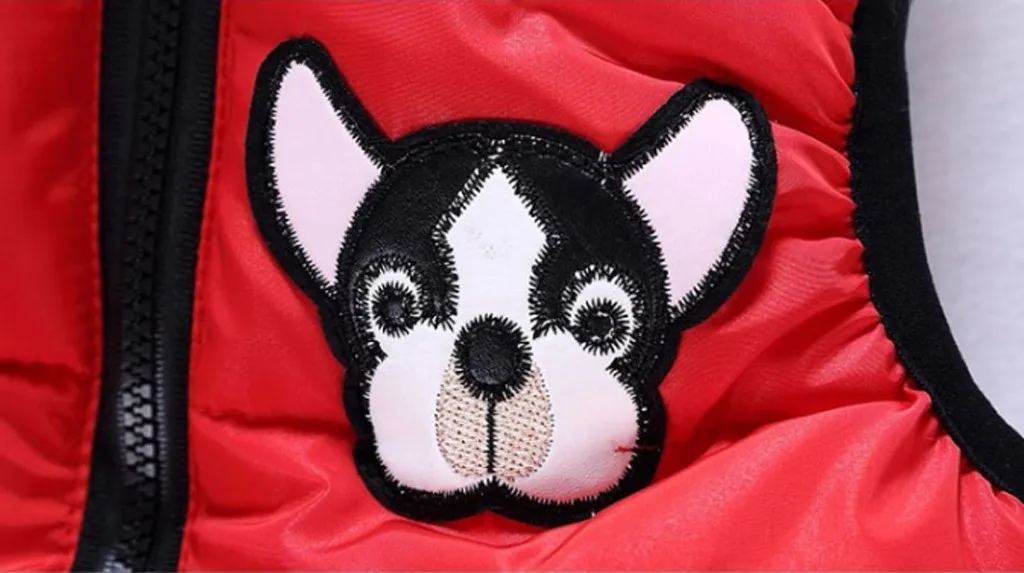 Детская куртка с капюшоном и мультяшной собакой для маленьких мальчиков девочек