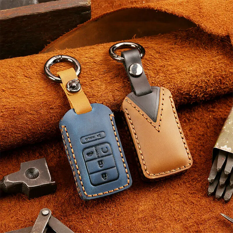 2019 Новые 5 шт/упаковка кнопки кожаный чехол для автомобильных ключей пульт
