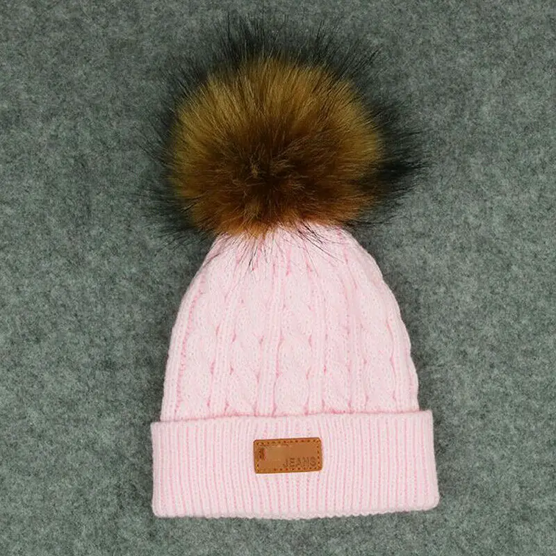 Детские теплые шапки 2017 новые высококачественные зимняя вязаная шапка шерстяная