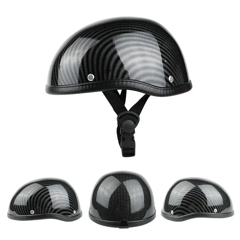 

Adult Motorbike Helmets Half Face Vintage Helmet Hat Cap Motorcross Moto Racing Helmets 56-63 CM Size ASB Helmets